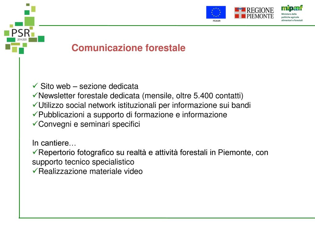 Psr Il Piano Di Comunicazione Ppt Scaricare